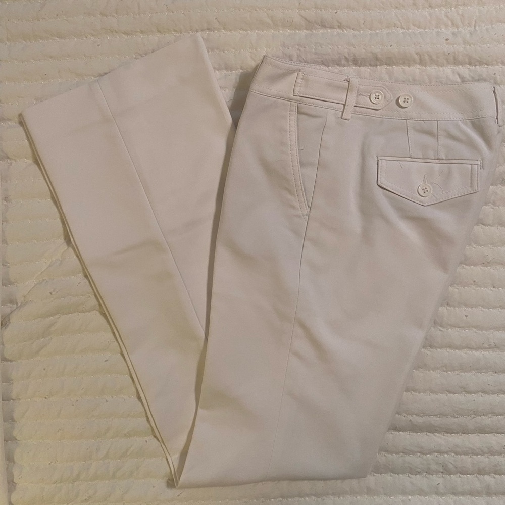 Women's White Express Columnist Pants